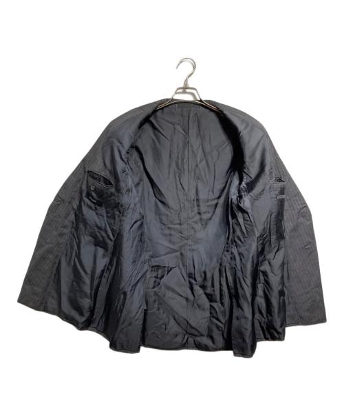 GUCCI（グッチ）GUCCI (グッチ) ピークドラペルダブルジャケット/ Double-breasted jacket with peak lapels ブラック サイズ:48Rの古着・服飾アイテム