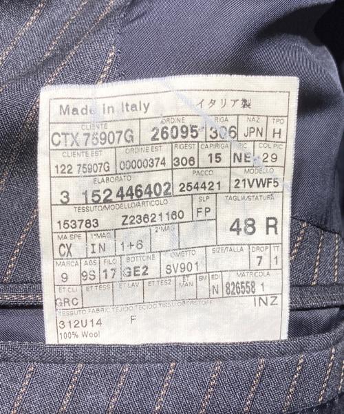 GUCCI（グッチ）GUCCI (グッチ) ピークドラペルダブルジャケット/ Double-breasted jacket with peak lapels ブラック サイズ:48Rの古着・服飾アイテム