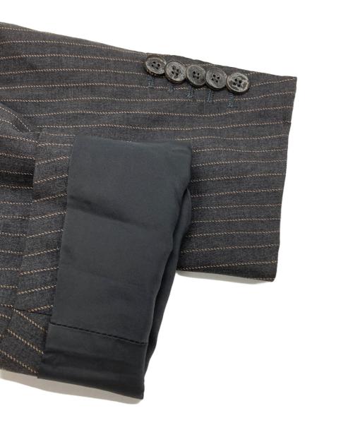 GUCCI（グッチ）GUCCI (グッチ) ピークドラペルダブルジャケット/ Double-breasted jacket with peak lapels ブラック サイズ:48Rの古着・服飾アイテム