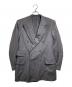 GUCCI（グッチ）の古着「ピークドラペルダブルジャケット/ Double-breasted jacket with peak lapels」｜ブラック