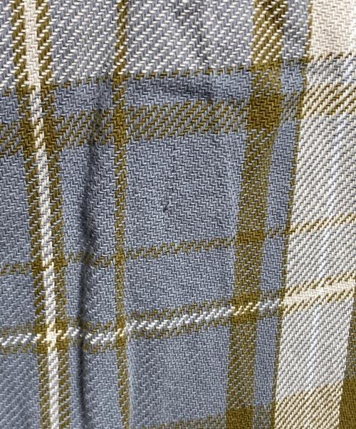 THE NORTHFACE PURPLELABEL（ザ・ノースフェイス パープルレーベル）THE NORTHFACE PURPLELABEL (ザ・ノースフェイス パープルレーベル) Flannel Plaid Field Shirt/フランネル・プレイド・フィールドシャツ グレー×ベージュ サイズ:Lの古着・服飾アイテム