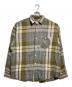 THE NORTHFACE PURPLELABEL（ザ・ノースフェイス パープルレーベル）の古着「Flannel Plaid Field Shirt/フランネル・プレイド・フィールドシャツ」｜グレー×ベージュ