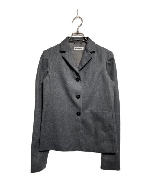 JIL SANDER（ジルサンダー）JIL SANDER (ジルサンダー) ウール3Bジャケット グレー サイズ:34の古着・服飾アイテム