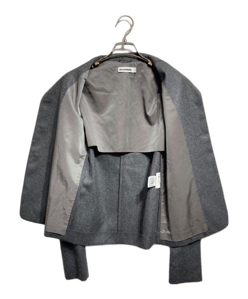 JIL SANDER（ジルサンダー）JIL SANDER (ジルサンダー) ウール3Bジャケット グレー サイズ:34の古着・服飾アイテム
