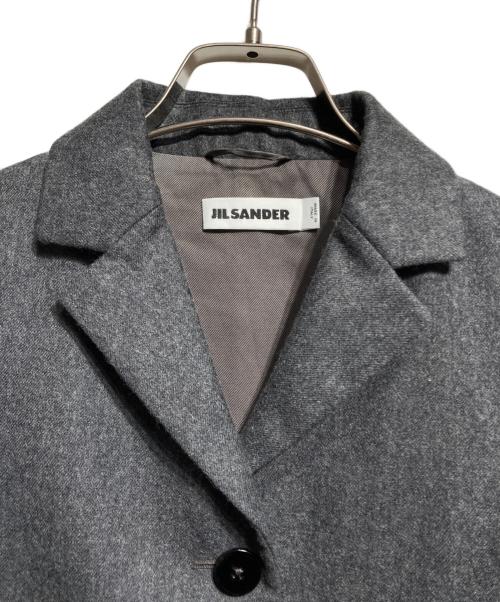 JIL SANDER（ジルサンダー）JIL SANDER (ジルサンダー) ウール3Bジャケット グレー サイズ:34の古着・服飾アイテム