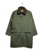 Barbourバブアー）の古着「NEW BURGHLEY JACKET 2LAYER」｜グリーン