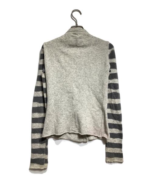 MM6 Maison Margiela（エムエムシックスメゾンマルジェラ）MM6 Maison Margiela (エムエムシックスメゾンマルジェラ) ウールニットカーディガン グレー サイズ:Sの古着・服飾アイテム