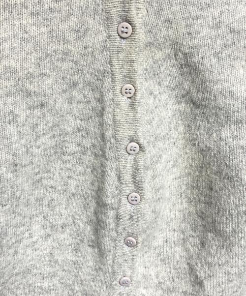 MM6 Maison Margiela（エムエムシックスメゾンマルジェラ）MM6 Maison Margiela (エムエムシックスメゾンマルジェラ) ウールニットカーディガン グレー サイズ:Sの古着・服飾アイテム