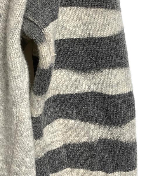 MM6 Maison Margiela（エムエムシックスメゾンマルジェラ）MM6 Maison Margiela (エムエムシックスメゾンマルジェラ) ウールニットカーディガン グレー サイズ:Sの古着・服飾アイテム