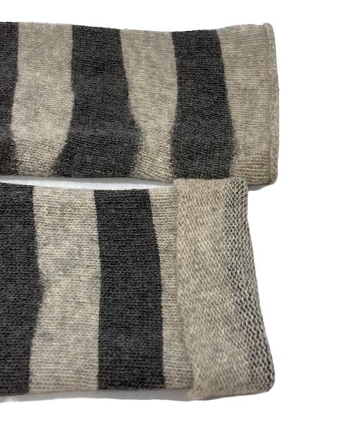 MM6 Maison Margiela（エムエムシックスメゾンマルジェラ）MM6 Maison Margiela (エムエムシックスメゾンマルジェラ) ウールニットカーディガン グレー サイズ:Sの古着・服飾アイテム
