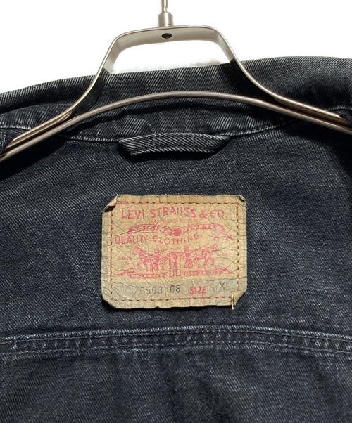 LEVI'S（リーバイス）LEVI'S (リーバイス) 90’s デニムトラッカージャケット ブラック サイズ:XLの古着・服飾アイテム