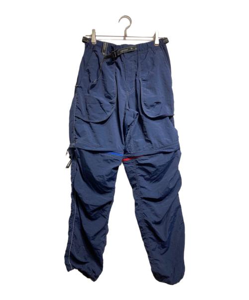 and wander（アンドワンダー）and wander (アンドワンダー) NY taffeta hiker 2way pants ネイビー サイズ:Sの古着・服飾アイテム