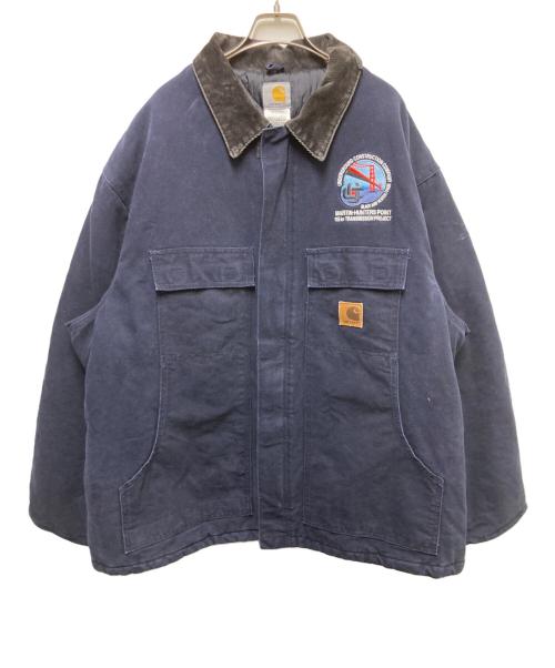 CarHartt（カーハート）CarHartt (カーハート) 00'S トラディショナルコート ネイビー サイズ:XXLの古着・服飾アイテム