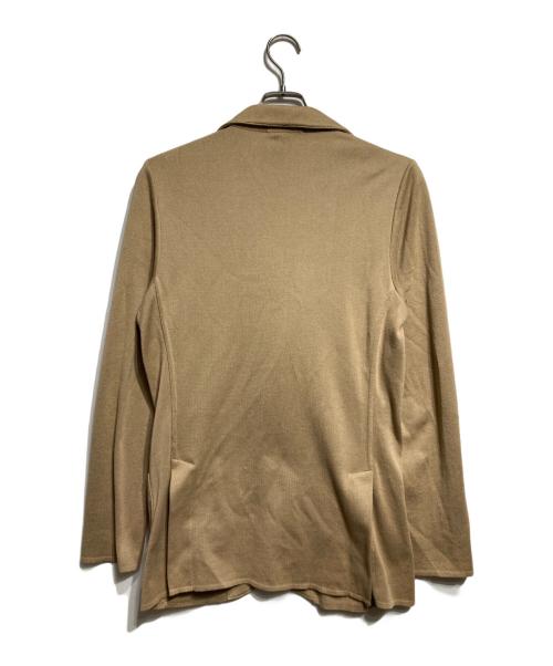 LARDINI（ラルディーニ）LARDINI (ラルディーニ) コットン平編み2Bニットジャケット/ Cotton Plain-Knit 2-Button Jacket ベージュ サイズ:Sの古着・服飾アイテム