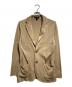 LARDINI（ラルディーニ）の古着「コットン平編み2Bニットジャケット/ Cotton Plain-Knit 2-Button Jacket」｜ベージュ
