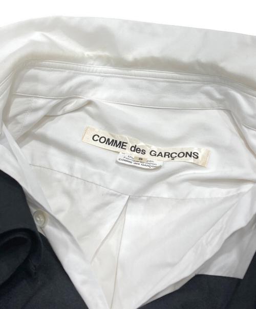 COMME des GARCONS（コムデギャルソン）COMME des GARCONS (コムデギャルソン) ギャザーフリル装飾シャツ ホワイト サイズ:Sの古着・服飾アイテム