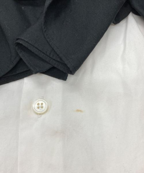 COMME des GARCONS（コムデギャルソン）COMME des GARCONS (コムデギャルソン) ギャザーフリル装飾シャツ ホワイト サイズ:Sの古着・服飾アイテム