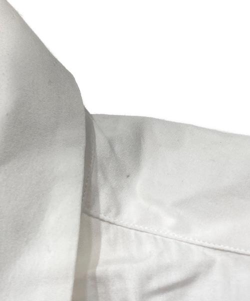 COMME des GARCONS（コムデギャルソン）COMME des GARCONS (コムデギャルソン) ギャザーフリル装飾シャツ ホワイト サイズ:Sの古着・服飾アイテム