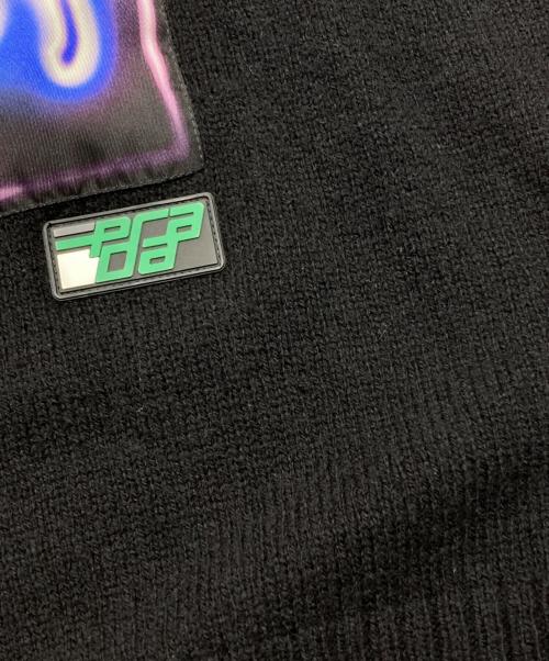 PRADA（プラダ）PRADA (プラダ) ネオンプリントセーター/ Neon print sweater ブラック サイズ:52の古着・服飾アイテム