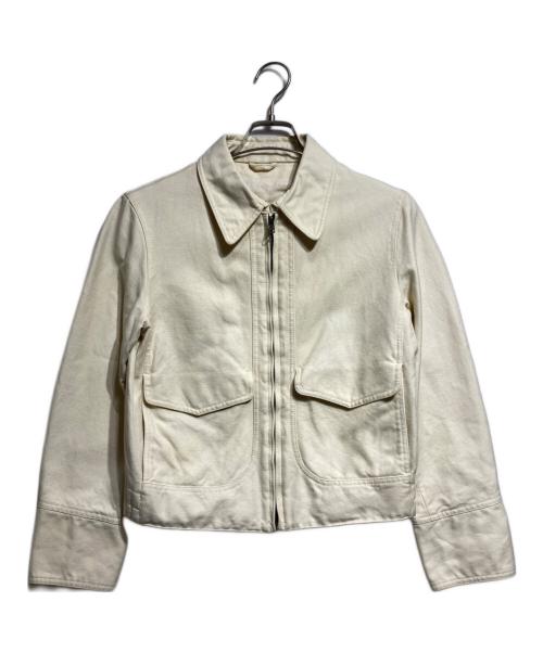 GUCCI（グッチ）GUCCI (グッチ) コットンキャンバスブルゾン ベージュ サイズ:44の古着・服飾アイテム