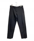 BLACK COMME des GARCONSブラックコムデギャルソン）の古着「ポリ縮絨ボンテージパンツ/ Polyester-felted bondage pants」｜ブラック