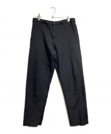 BLACK COMME des GARCONS（ブラックコムデギャルソン）の古着「ポリ縮絨ボンテージパンツ/ Polyester-felted bondage pants」｜ブラック