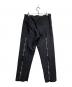 BLACK COMME des GARCONS (ブラックコムデギャルソン) ポリ縮絨ボンテージパンツ/ Polyester-felted bondage pants ブラック サイズ:M：30000円