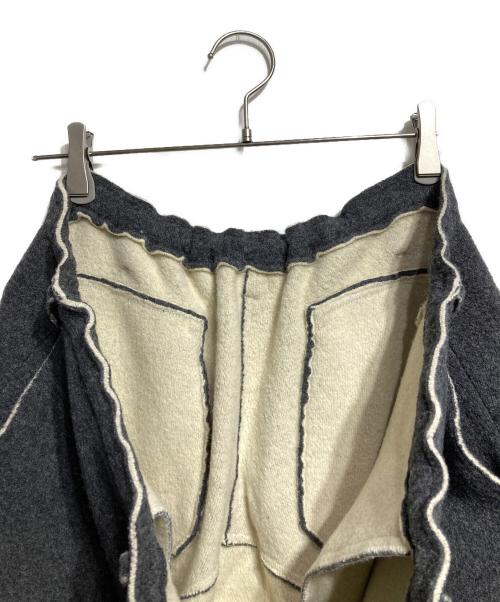 Yohji Yamamoto pour homme（ヨウジヤマモト プールオム）Yohji Yamamoto pour homme (ヨウジヤマモト プールオム) 90'S ウールパイピングカーゴパンツ/ 90s Wool Piping Cargo Pants グレー サイズ:3の古着・服飾アイテム
