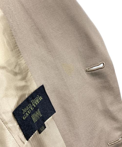 Jean Paul Gaultier homme（ジャンポールゴルチェオム）Jean Paul GAULTIER HOMME (ジャンポールゴルチェオム) セットアップスーツ ベージュ サイズ:50の古着・服飾アイテム