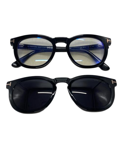TOM FORD（トムフォード）TOM FORD (トムフォード) クリップオンサングラス/Clip-on sunglasses ブラック サイズ:50□21-145の古着・服飾アイテム