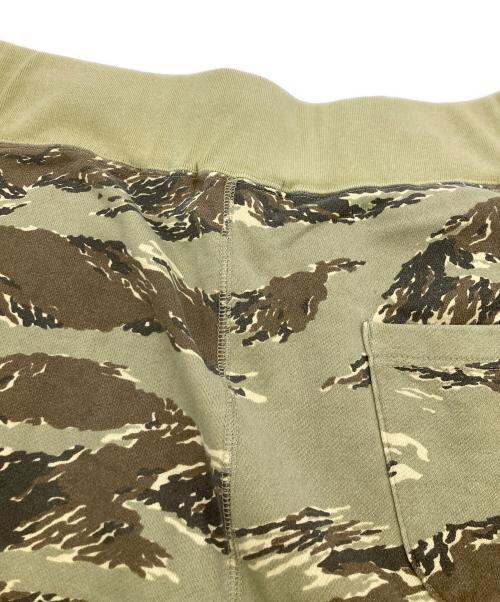 A BATHING APE（アベイシングエイプ）A BATHING APE (アベイシングエイプ) タイガーカモ スウェットパンツ グリーン サイズ:Lの古着・服飾アイテム