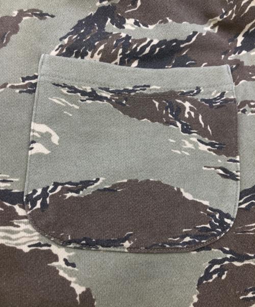 A BATHING APE（アベイシングエイプ）A BATHING APE (アベイシングエイプ) タイガーカモ スウェットパンツ グリーン サイズ:Lの古着・服飾アイテム