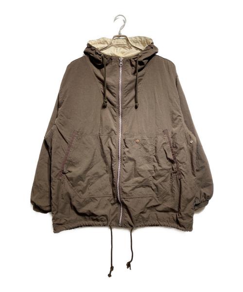 gourmet jeans（グルメジーンズ）Gourmet Jeans (グルメジーンズ) マローンパーカー/Malone Parka ブラウン サイズ:Freeの古着・服飾アイテム