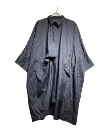 ISSEY MIYAKE（イッセイミヤケ）の古着「ナイロンコート」｜ブラック
