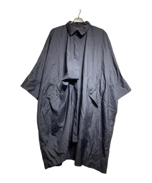 ISSEY MIYAKE（イッセイミヤケ）ISSEY MIYAKE (イッセイミヤケ) ナイロンコート ブラック サイズ:Mの古着・服飾アイテム