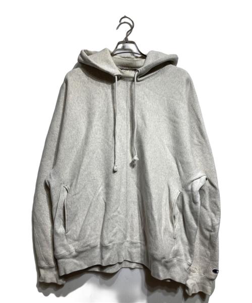 N.HOOLYWOOD（エヌ ハリウッド）N.HOOLYWOOD (エヌ ハリウッド) Champion (チャンピオン) NEW WEAVE HOODED SWEATSHIRT グレー サイズ:XLの古着・服飾アイテム