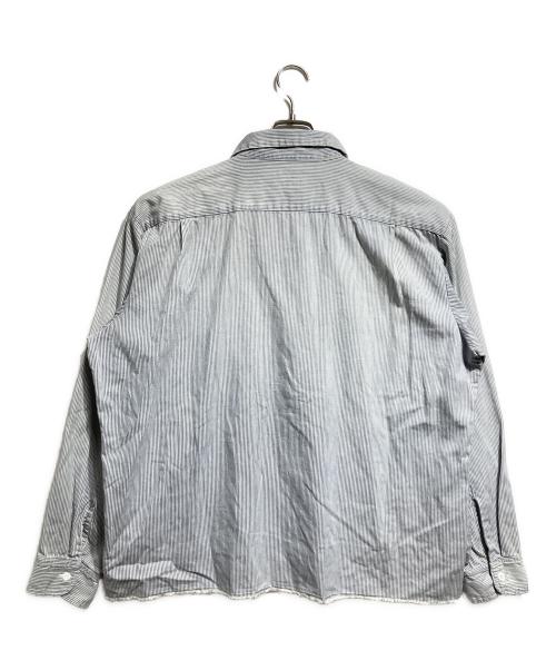 SAINT MICHAEL（セントマイケル）SAINT MICHAEL (セントマイケル) HICKORY SHIRT/STRIPE ブルー サイズ:XLの古着・服飾アイテム