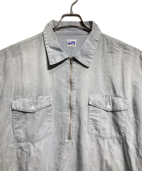SAINT MICHAEL（セントマイケル）SAINT MICHAEL (セントマイケル) HICKORY SHIRT/STRIPE ブルー サイズ:XLの古着・服飾アイテム