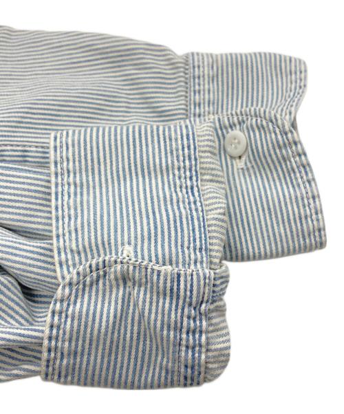 SAINT MICHAEL（セントマイケル）SAINT MICHAEL (セントマイケル) HICKORY SHIRT/STRIPE ブルー サイズ:XLの古着・服飾アイテム