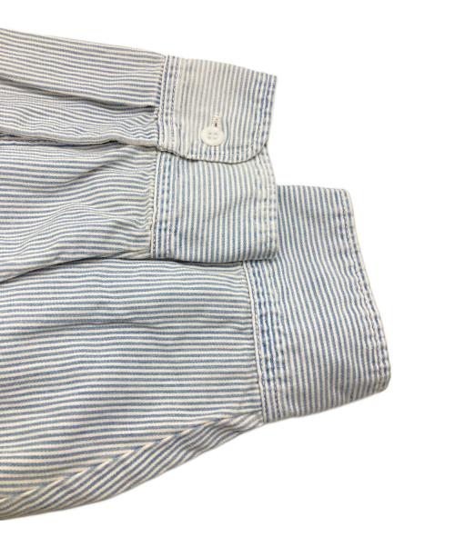 SAINT MICHAEL（セントマイケル）SAINT MICHAEL (セントマイケル) HICKORY SHIRT/STRIPE ブルー サイズ:XLの古着・服飾アイテム
