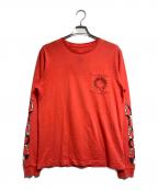 CHROME HEARTSクロムハーツ）の古着「PPO ketchup LS/TeePPO ケチャップロングスリーブTシャツ」｜レッド