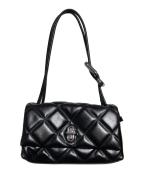 MARC JACOBSマークジェイコブス）の古着「The Quilted Mini Dual Shoulder Bag/キルティング ミニ デュアル ショルダーバッグ」｜ブラック