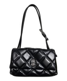 MARC JACOBS（マークジェイコブス）の古着「The Quilted Mini Dual Shoulder Bag/キルティング ミニ デュアル ショルダーバッグ」｜ブラック