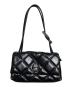 MARC JACOBS（マークジェイコブス）の古着「The Quilted Mini Dual Shoulder Bag/キルティング ミニ デュアル ショルダーバッグ」｜ブラック