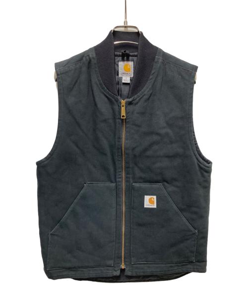CarHartt（カーハート）CarHartt (カーハート) ダックベスト ブラック サイズ:Sの古着・服飾アイテム