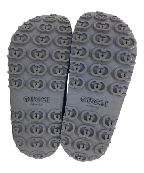 GUCCI（グッチ）GUCCI (グッチ) ホースビット プラットフォーム サンダ/ Horsebit Platform Sandals ブルー サイズ:5の古着・服飾アイテム
