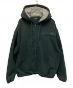 HUFハフ）の古着「WHAT A JUNGLE DENIM WORK JACKET」｜グリーン