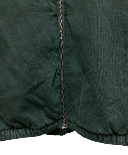 HUF（ハフ）HUF (ハフ) WHAT A JUNGLE DENIM WORK JACKET グリーン サイズ:Lの古着・服飾アイテム