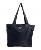 PRADAプラダ）の古着「ナイロントートバッグ/ Nylon tote bag」｜ブラック
