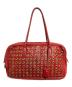 PRADA（プラダ）の古着「アイレットスタッズワンショルダーバッグ/Eyelet-stud one-shoulder bag」｜レッド